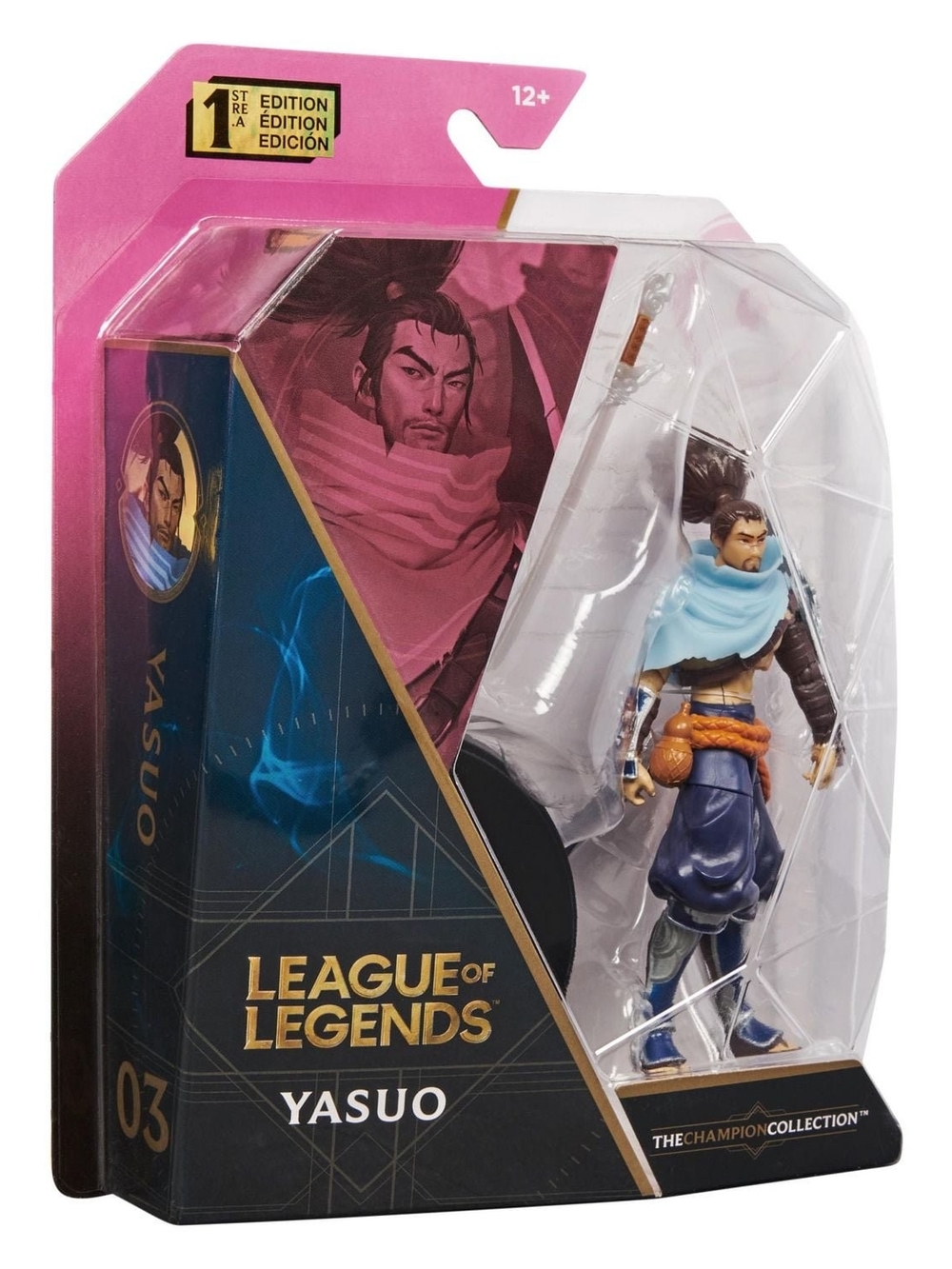 League Of Legends Yasuo Collectible Figure Premium Details And Sword Accessory